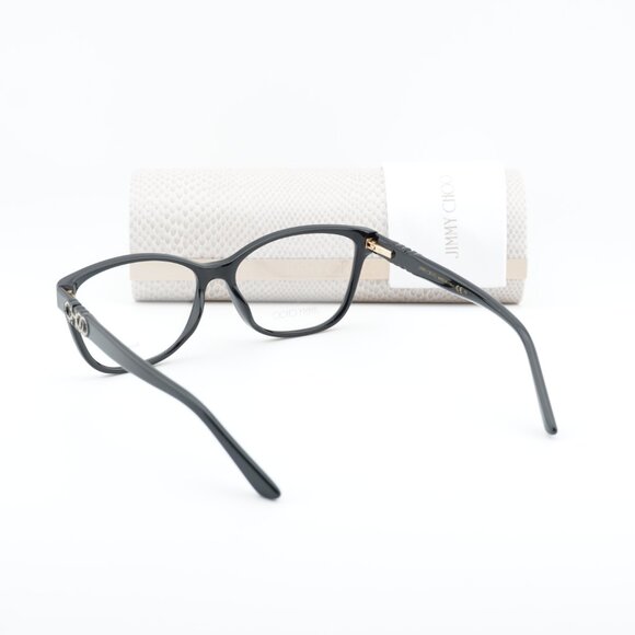 Jimmy Choo JC238 0807 00 Eyeglasses Black 55mm Rectangle Frame - Picture 10 of 10